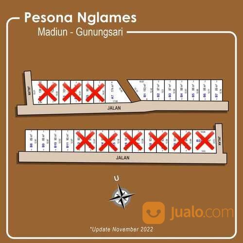 Tanah Kota Madiun 500m PT Gudang Garam 90 Jutaan