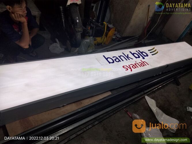 Signage Neon Box Bank BJB Syariah