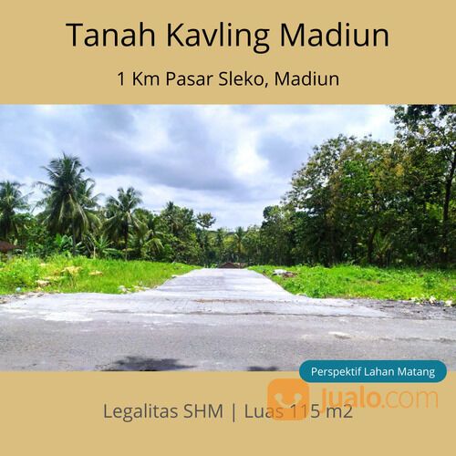 Tanah Madiun Dekat Kampus Poltek Madiun 3,2jt-an/m, Layout Perumahan Cocok Untuk Hunian
