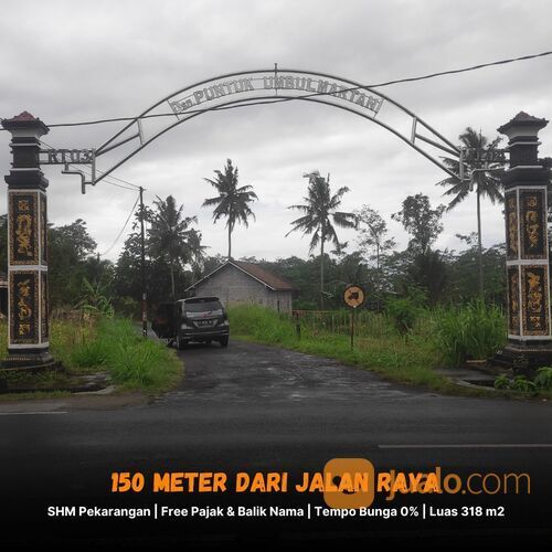 Tanah murah timur Pamungkas Jl. Kaliurang. Luas 318 m2 hanya 1,6 jt/m