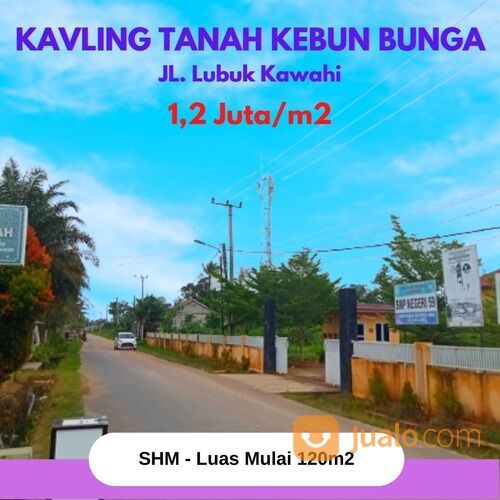 Tanah Di KM 9 Kebun Bunga Palembang