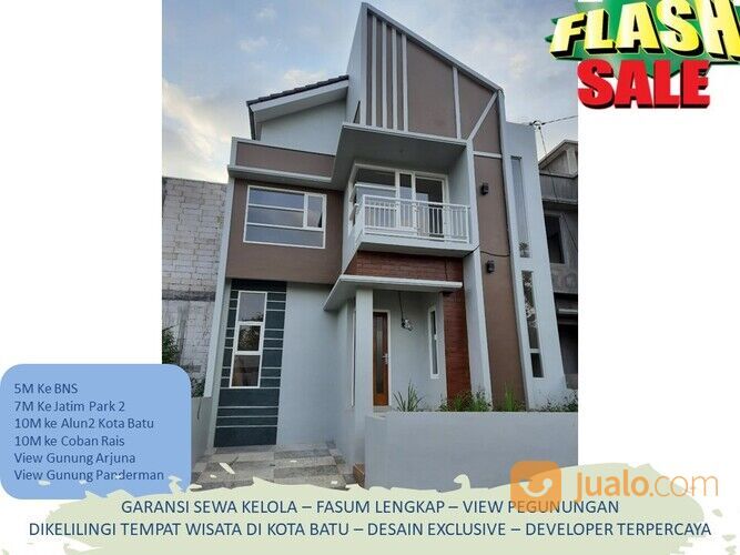 Banting Harga 3KT Rumah Malang Batu Tipe 57 Dekat Kampus