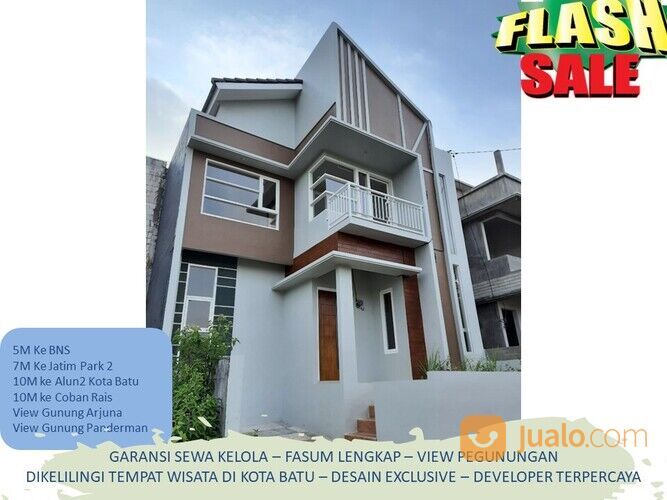 Banting Harga 3KT Rumah Malang Batu Tipe 57 Dekat Kampus
