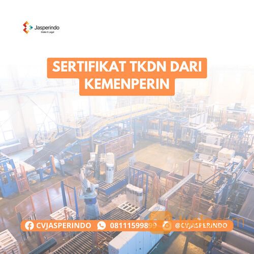 SERTIFIKAT TKDN DARI KEMENPERIN