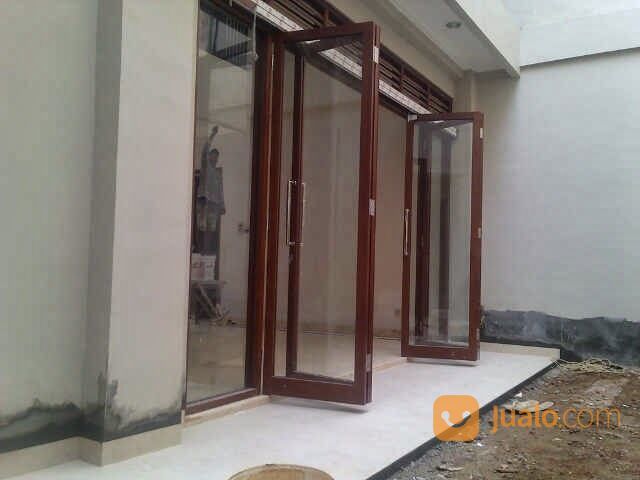 Kusen Aluminium Motif Kayu