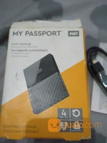 WD My Passport 4TB USB 3.0 Hardisk Eksternal