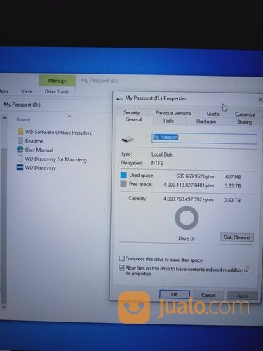 WD My Passport 4TB USB 3.0 Hardisk Eksternal