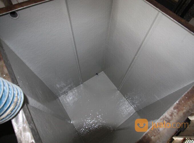 Pelapisan Fiberglass Lining FRP, Perbaikan Talang Air Bocor