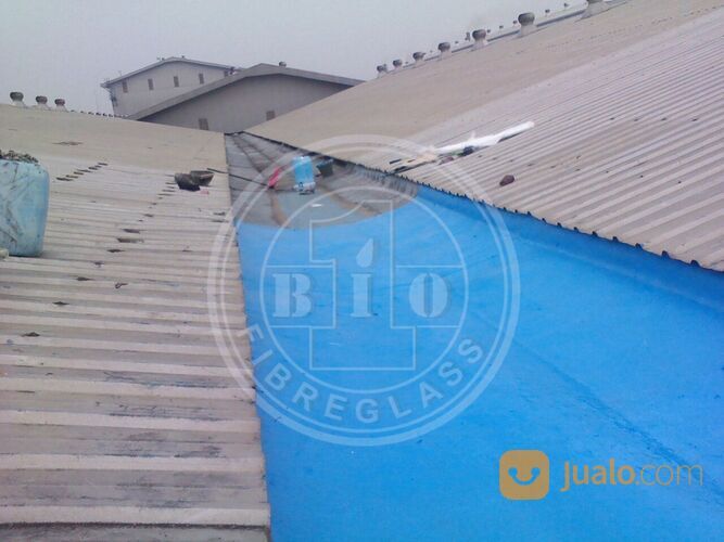 Solusi Talang Air Pabrik Bocor Pelapisan Lining Coating Fiberglass