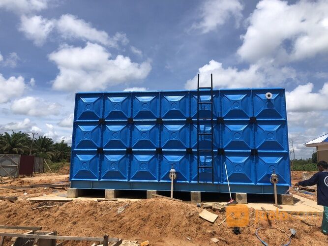 Tangki Panel Fiberglass, FRP Roof Tank, Tandon Air Fibreglass, Tangki Kotak, Module Tank.