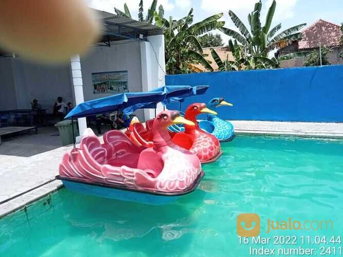 produsen mainan odong2 bebek fiber sepeda air gowes fullset