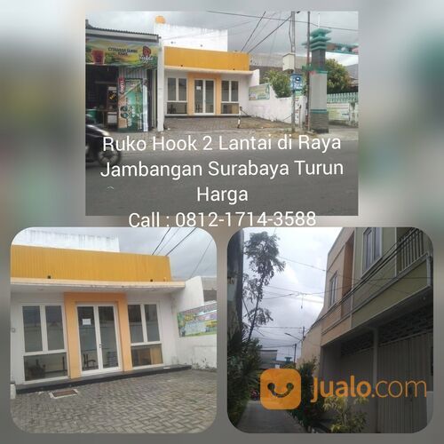 Ruko Murah Surabaya Hook 2 Lantai di Jambangan Turun Harga