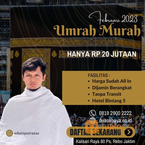 Promo Paket Umroh Murah Februari 2023 Jakarta Dua Cahaya