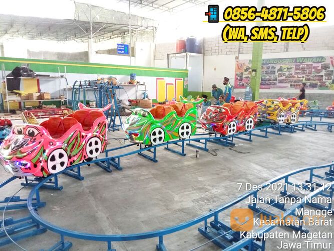 promo mini coaster odong-odong kereta rel kereta mini fullset