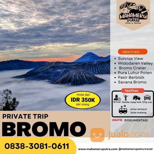 Harga Paket Wisata Bromo Murah 2023 Fasilitas Terlengkap
