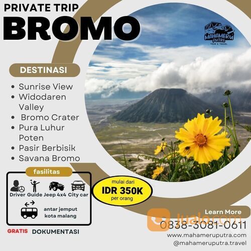Harga Paket Wisata Bromo Murah 2023 Fasilitas Terlengkap