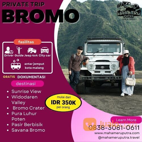 Harga Paket Wisata Bromo Murah 2023 Fasilitas Terlengkap