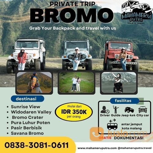 Harga Paket Wisata Bromo Murah 2023 Fasilitas Terlengkap