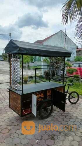 Gerobak kayu jati belanda