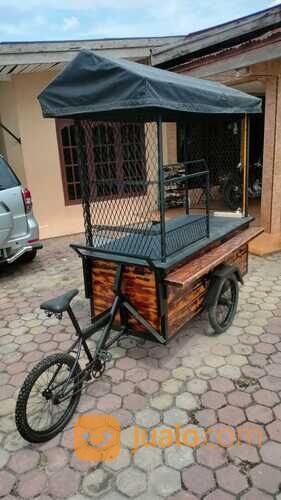 Gerobak kayu jati belanda