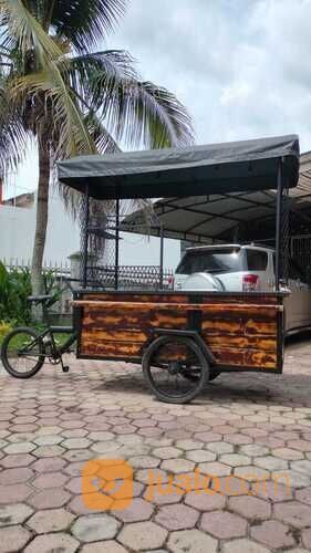 Gerobak kayu jati belanda