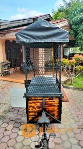 Gerobak kayu jati belanda