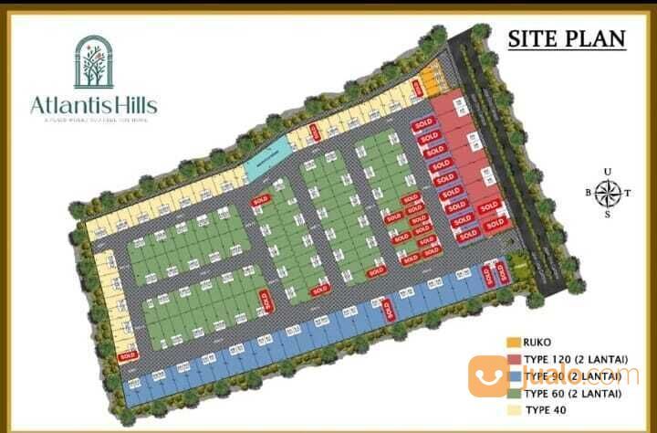 Perumahan ATLANTIS HILL premium dan Super Strategis di Dau Malang