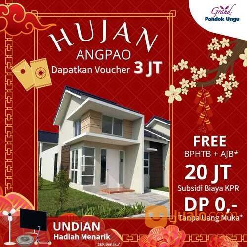 Rumah Cluster Tanpa DP Dekat Summarecon Crown Gading