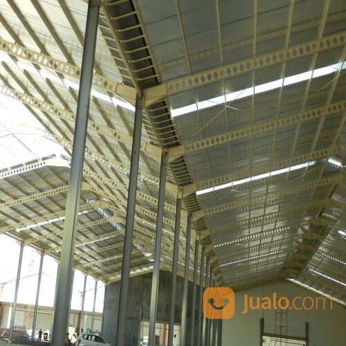 Gutter frp talang air gudang fiberglass Bergaransi Solusi talang air