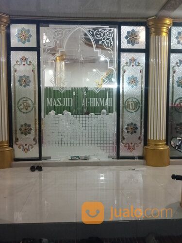 Kaca Masjid Jenis Inlay