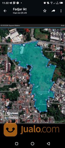 Tanah fadjar zona kuning ciputat tangerang selatan