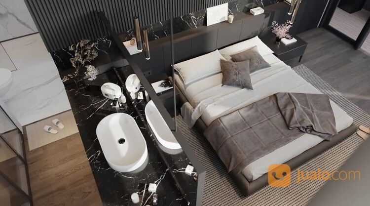 Rumah Mewah Jakarta Timur Dekat Tol Cikampek Free Private Swimming Pool