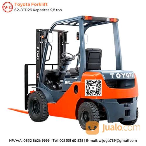 Forklift Toyota Diesel 62-8FD25 Kapasitas 2,5 ton Garansi Resmi