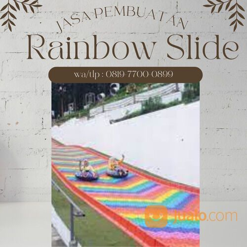 Pembuatan RainbowSlide atau Perosotan Pelangi di Medan