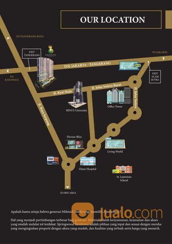 Springwood Residence Murah Lokasi Terbaik di Alam Sutera Tangerang