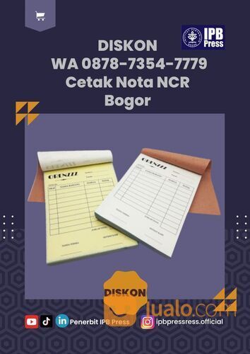 DISKON, WA 0878-7354-7779, Cetak Nota NCR Bogor
