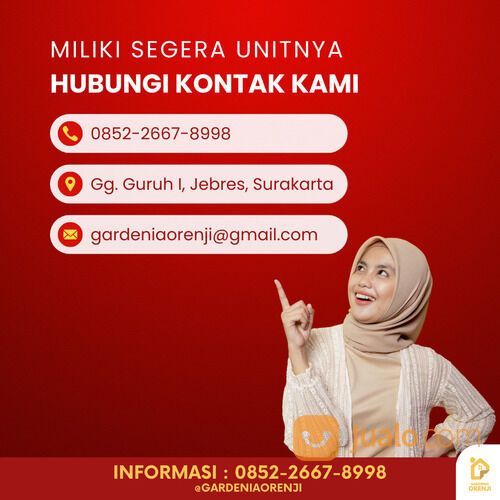 GARDENIA ORENJI HARGA TERJANGKAU LOKASI STRATEGIS