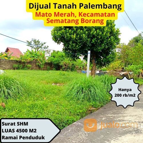 tanah palembang siap bangun (200 rb/meter)