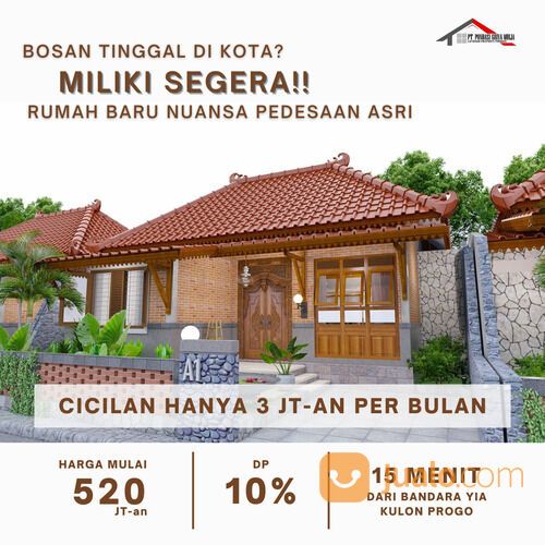 KPR Rumah DP 10 persen di Jogja, Wates, Kulon Progo
