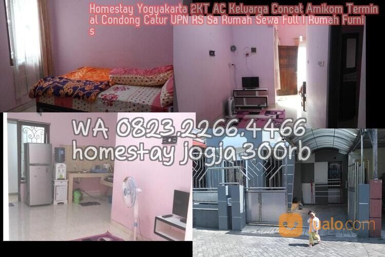Homestay Yogyakarta 2KT AC Keluarga Concat Amikom Terminal Condong Catur UPN RS Sa Rumah Sewa