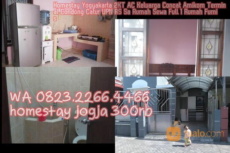 Homestay Yogyakarta 2KT AC Keluarga Concat Amikom Terminal Condong Catur UPN RS Sa Rumah Sewa