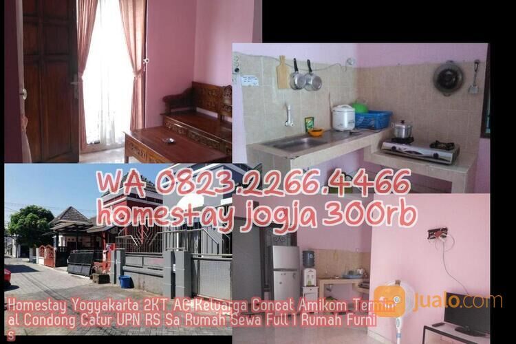 Homestay Yogyakarta 2KT AC Keluarga Concat Amikom Terminal Condong Catur UPN RS Sa Rumah Sewa