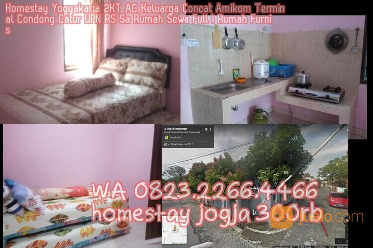 Homestay Yogyakarta 2KT AC Keluarga Concat Amikom Terminal Condong Catur UPN RS Sa Rumah Sewa