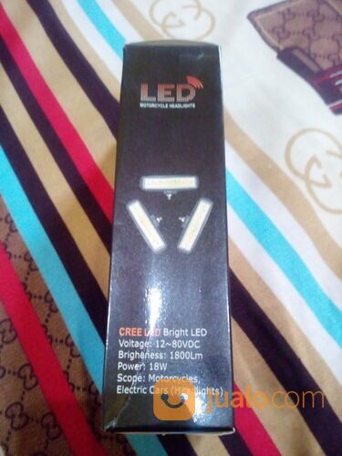 Lampu variasi LED bar mobil motor 6 mata nyala putih tidak menyilaukan