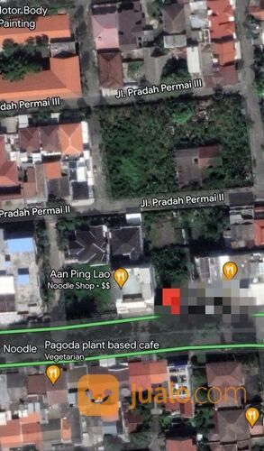 Tanah Komersial Raya Darmo Baru Barat