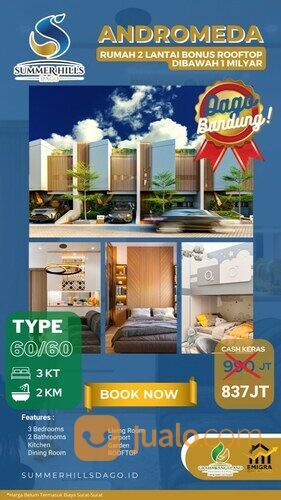 Rumah Dago Atas Bandung | View Kota Bandung