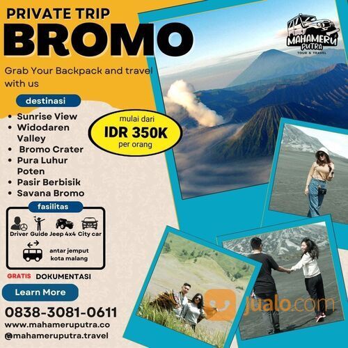 Paket Wisata Bromo 1 Hari | Midnight Private Tour