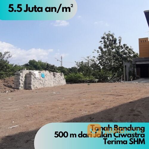 Tanah Kota Bandung 500 m dari Jalan Ciwastra Terima SHM
