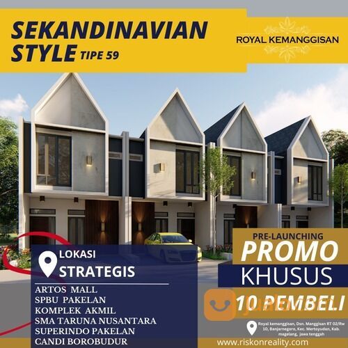 Cari rumah di Magelang? Royal Kemanggisan hadir untuk anda, rumah 2 lantai
