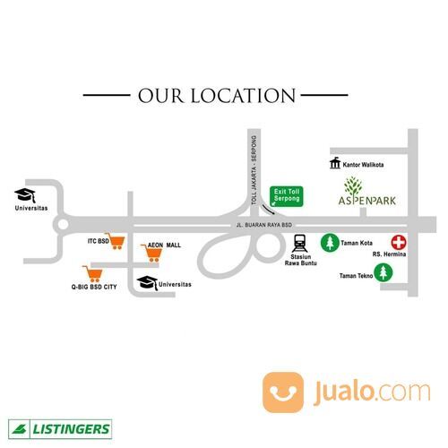 Aspen Park Serpong Lokasi Strategis